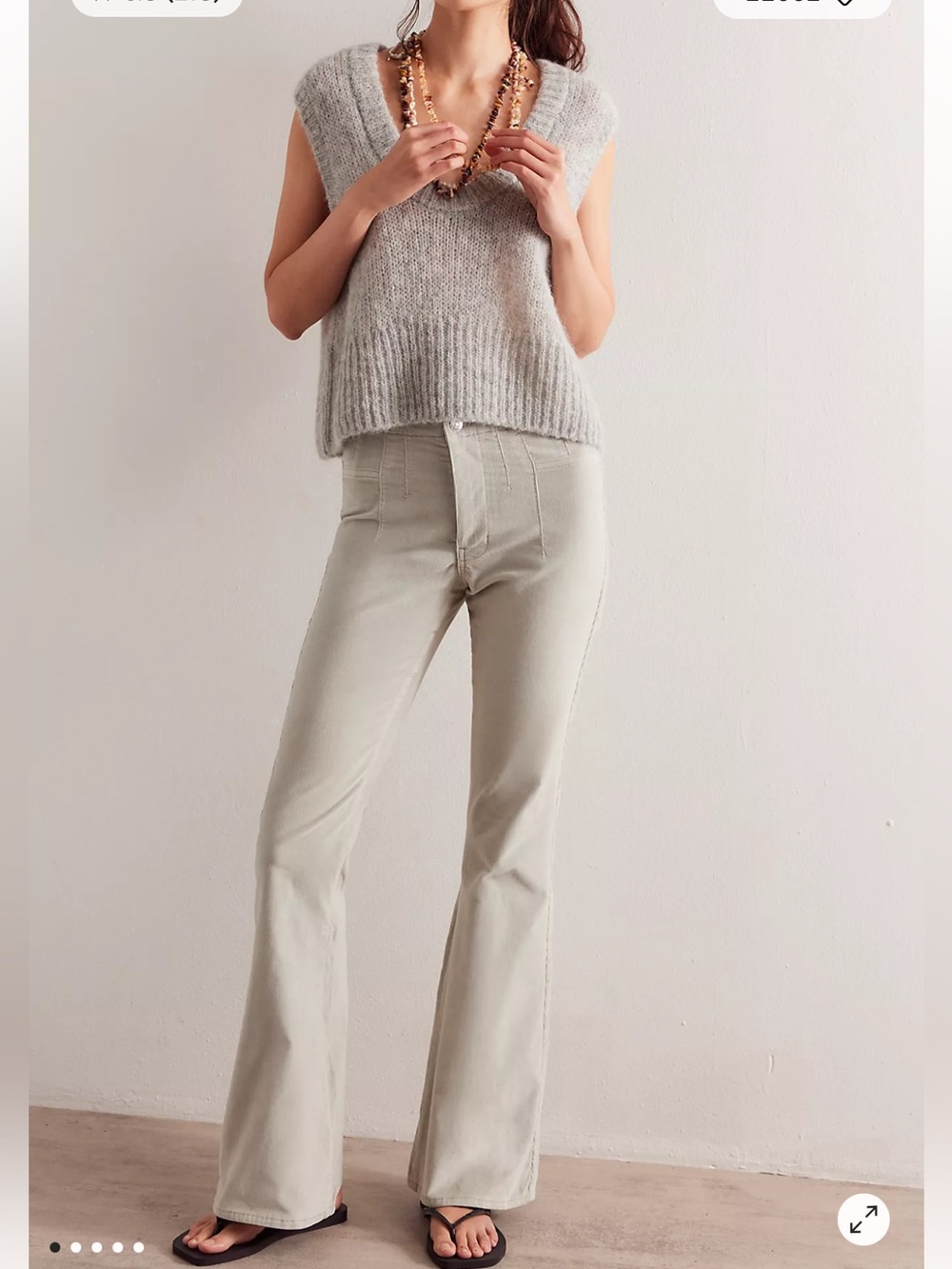 We the Free NWT red jade corduroy pants